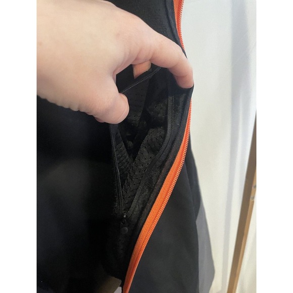 Polaris Racing Men's Softshell Jacket Warm Winter Black Orange Snowmobile XXL‎ - Picture 6 of 7